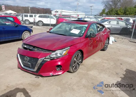 2020 Nissan Altima Platinum Vc-Turbo Fwd z USA, uszkodzony, nr VIN 1N4AL4FV3LN307374